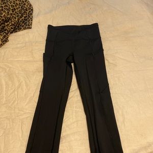 Lululemon fast and free leggings black size 2 25”